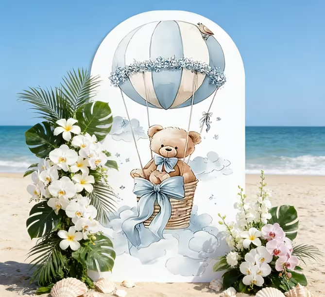 Arch Backdrop Cloth Cover 2m party hire or party item in Melbourne