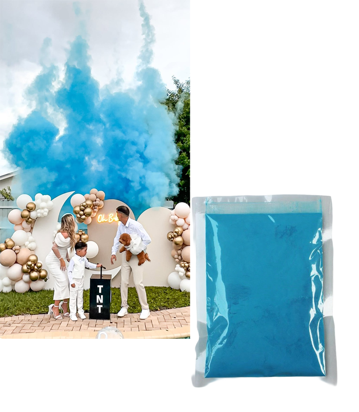 Corn Powder - Blue party hire or party item in Melbourne